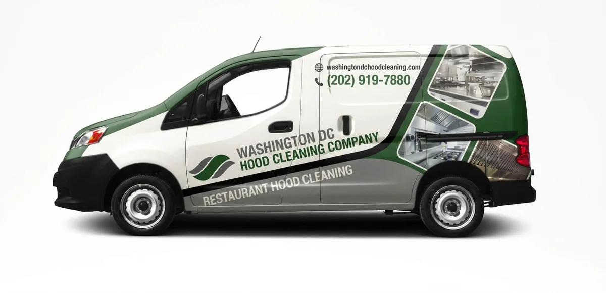 Washington DC Hood Cleaning Company work van